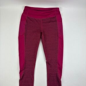 Avia Leggings Womens Large 10-12 Pink Pockets
